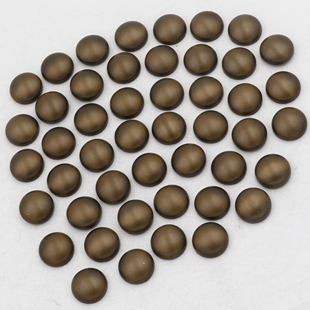 RG <b>Convex II</b> Round Nailheads Hot Fix - Antique Gold