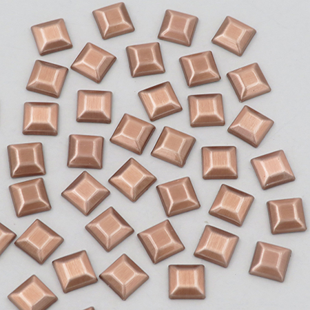 RG <b>Convex II</b> Square Nailheads Hot Fix - Copper
