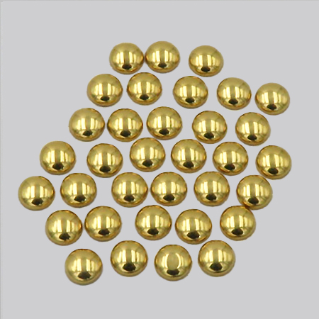 RG <b>Convex II</b> Round Nailheads Hot Fix - Gold 