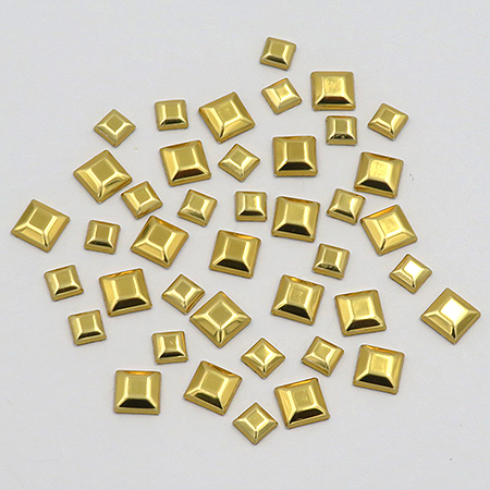 RG <b>Convex II</b> Square Nailheads Hot Fix - Gold