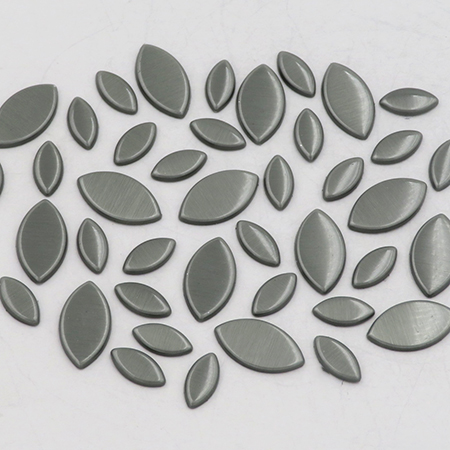 RG <b>Convex II</b> Navette Nailheads Hot Fix - Pewter
