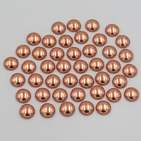 RG <b>Convex II</b> Round Nailheads Hot Fix - Rose Gold
