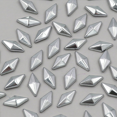 RG <b>Convex II</b> Diamond Nailheads Hot Fix - Silver