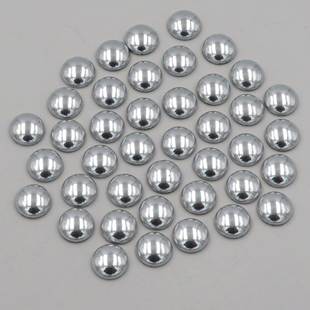RG <b>Convex II</b> Round Nailheads Hot Fix - Silver 