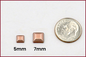 rhinestone guy convex square nailhead sizes