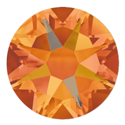 Bright Choice 2088 Euro Star - Copper -  Flat Back Rhinestones